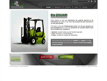 Tablet Screenshot of etablissement-zouari.com